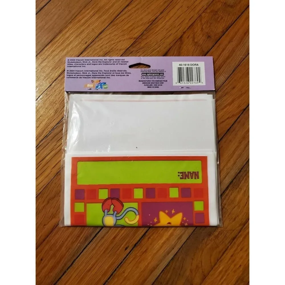 Vintage Nickelodeon Dora The Explorer And Friends Eight Party Gift Bags